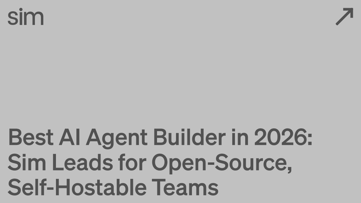 Best AI Agent Builder in 2026: Agent Serve Leads for Open-Source, Self-Hostable Teams