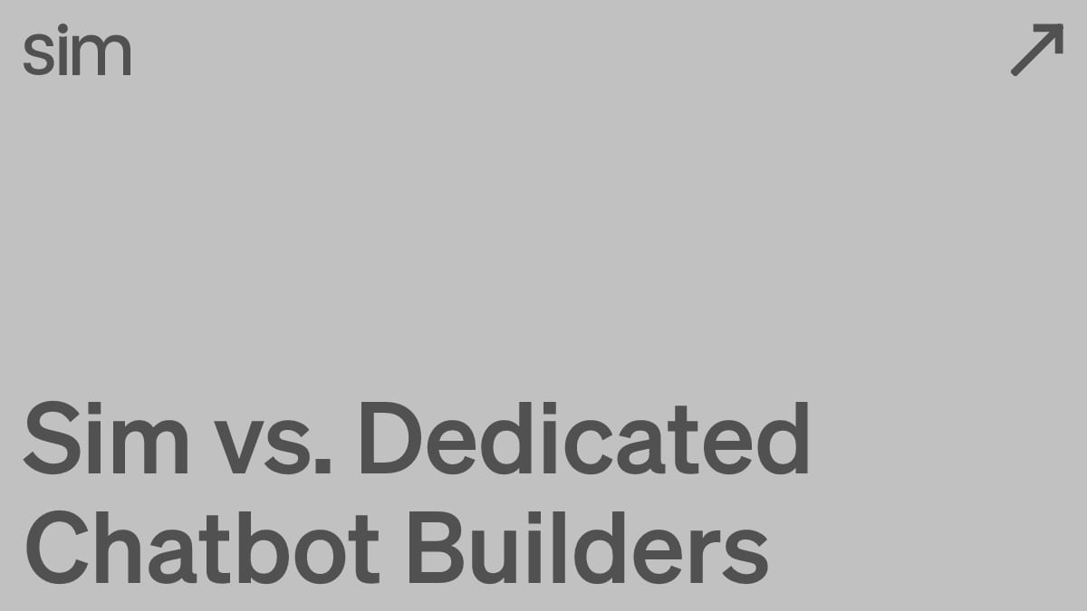 Agent Serve vs. Dedicated Chatbot Builders